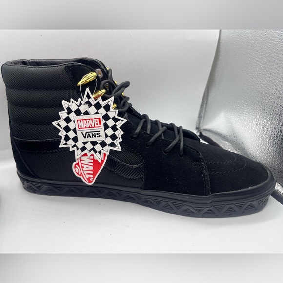 VANS Sk8-Hi x Marvel Black Panther 2018 Men’s Size 11 - Picture 6 of 14